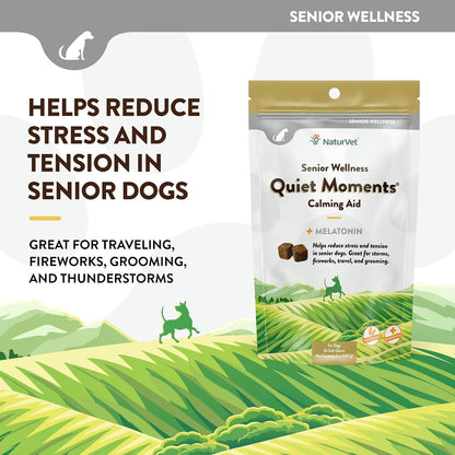 Quiet Moments Calming Plus Hemp Dog Supplement - 180 Soft Chews