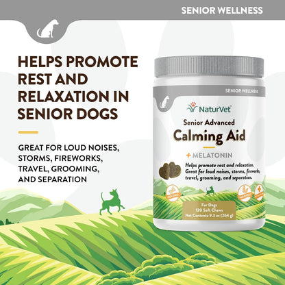 Quiet Moments Calming Plus Hemp Dog Supplement - 180 Soft Chews
