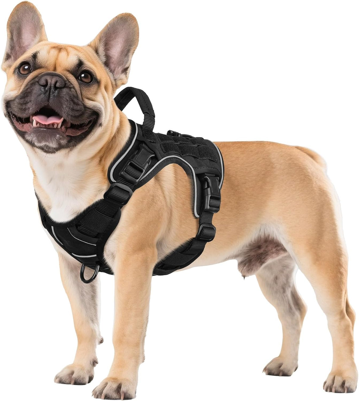 Tactical Dog Harness for Large Dogs,No Pull Heavy Duty Dog Harness