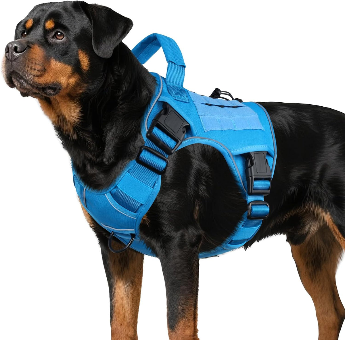 Tactical Dog Harness for Large Dogs,No Pull Heavy Duty Dog Harness