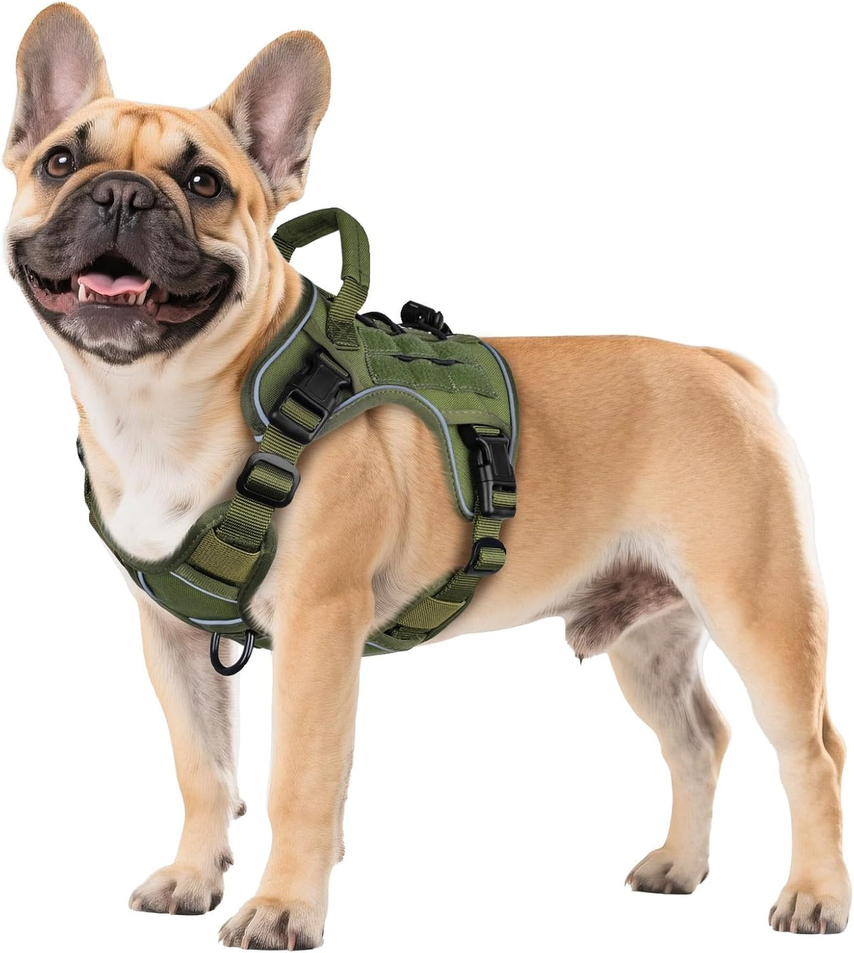 Tactical Dog Harness for Large Dogs,No Pull Heavy Duty Dog Harness