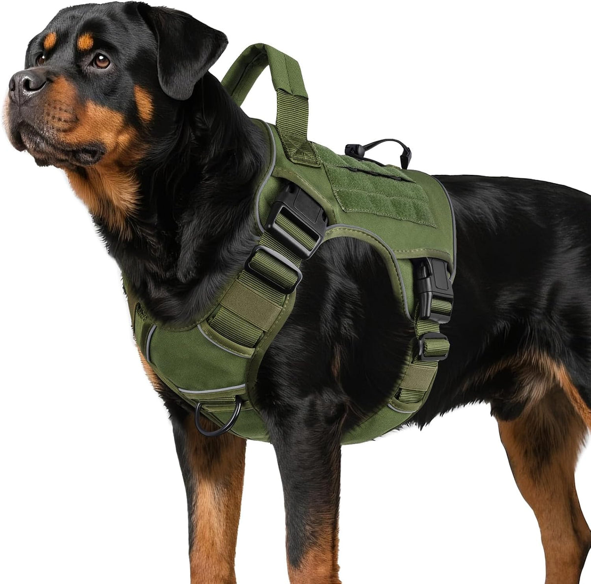 Tactical Dog Harness for Large Dogs,No Pull Heavy Duty Dog Harness