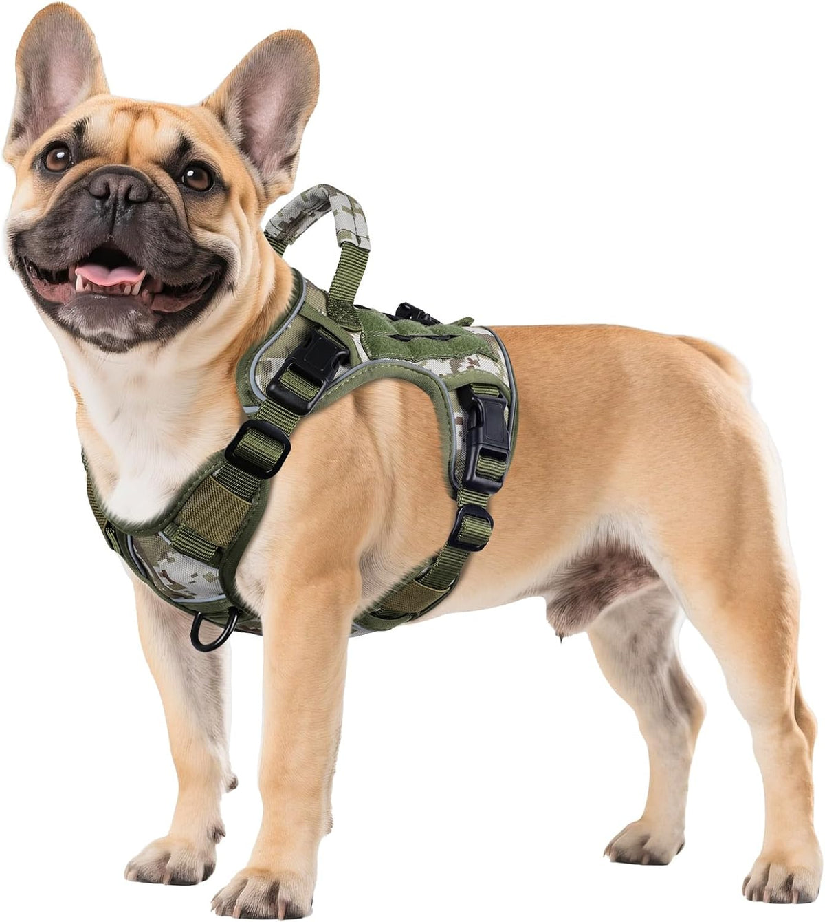 Tactical Dog Harness for Large Dogs,No Pull Heavy Duty Dog Harness
