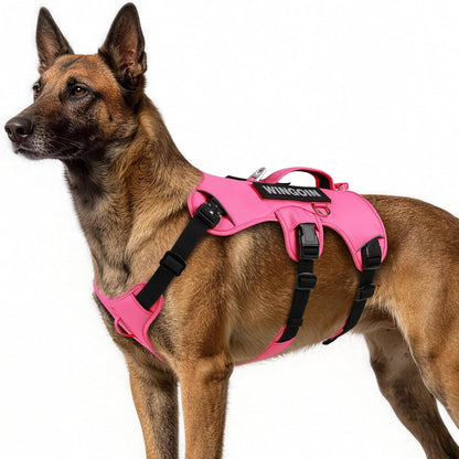 Tactical Dog Harness for Large Dogs,No Pull Heavy Duty Dog Harness
