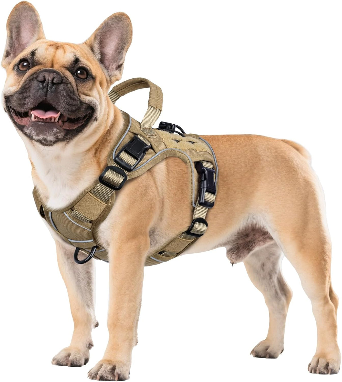Tactical Dog Harness for Large Dogs,No Pull Heavy Duty Dog Harness
