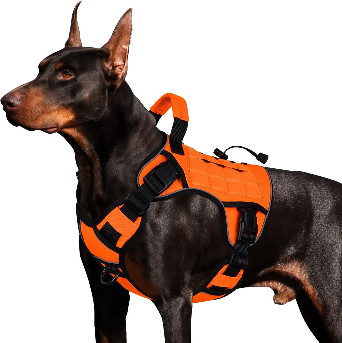Tactical Dog Harness for Large Dogs,No Pull Heavy Duty Dog Harness