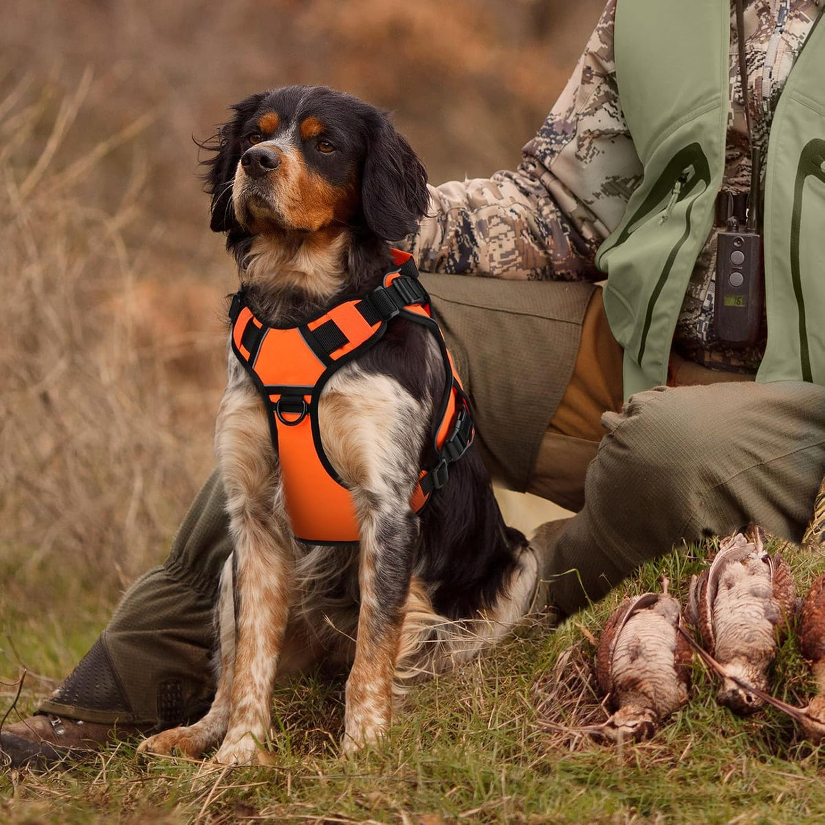 Tactical Dog Harness for Large Dogs,No Pull Heavy Duty Dog Harness