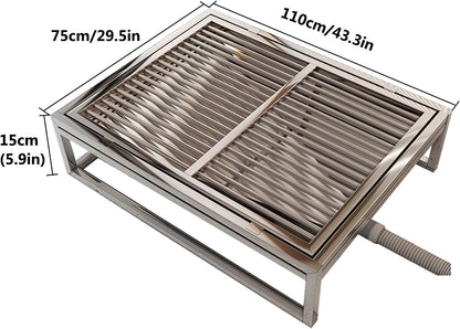 Stainless Steel Pet Toilet, Automatic Flushing Dog Toilet for Small Large Dogs, Indoor Dog Potty Toilet Training Tray,(60X40cm/23.6X15.7in)