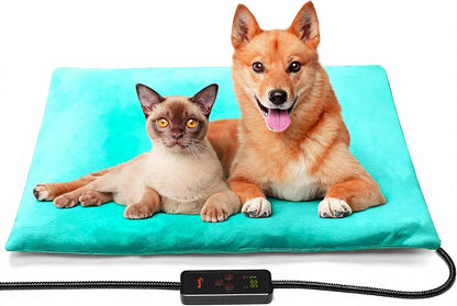 Heated Pet Mat, Large Dog & Cat Heating Pad, 35 x 24 in, Waterproof
