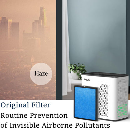 Air Purifier R1 Replacement Filter, 3-in-1 Pre-Filter, True HEPA Filter, High-Efficient Activated Carbon Filter(Pet Allergy),Deep Green