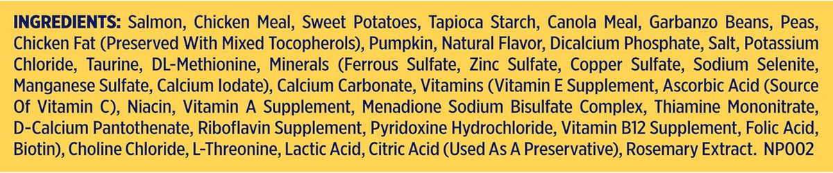 Grain Free Dry Dog Food, Salmon, Sweet Potato & Pumpkin Recipe, 12 lb. Bag