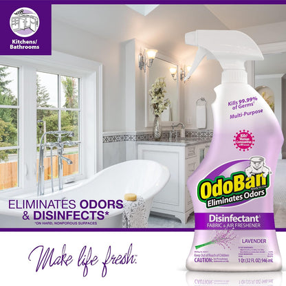 Ready-to-Use Disinfectant and Odor Eliminator, 32 Ounce Spray Bottle, Original Eucalyptus Scent