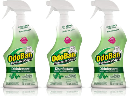 Ready-to-Use Disinfectant and Odor Eliminator, 32 Ounce Spray Bottle, Original Eucalyptus Scent