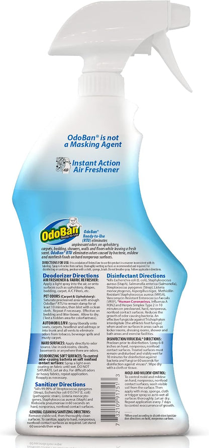 Ready-to-Use Disinfectant and Odor Eliminator, 32 Ounce Spray Bottle, Original Eucalyptus Scent