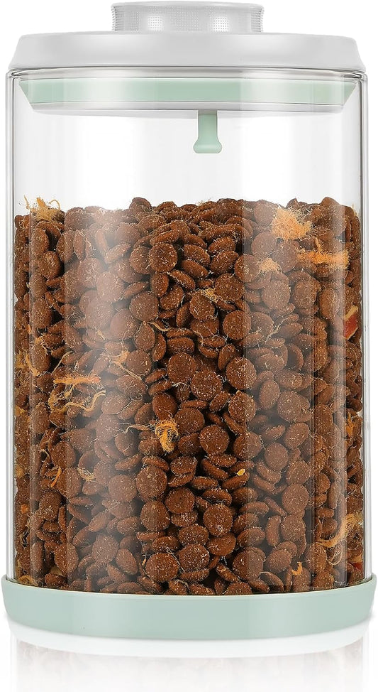 Dog-Cat Food Storage Container 40 lb, Large Stainless Steel Bin