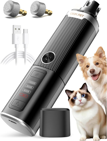 Dog Nail Grinder Whisper Quiet & Safe for Sensitive Dogs and Cats