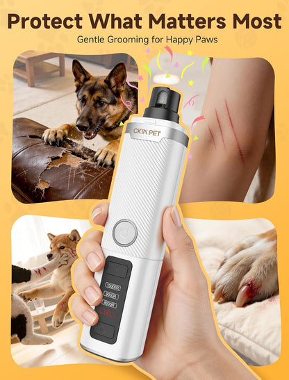 Dog Nail Grinder Whisper Quiet & Safe for Sensitive Dogs and Cats