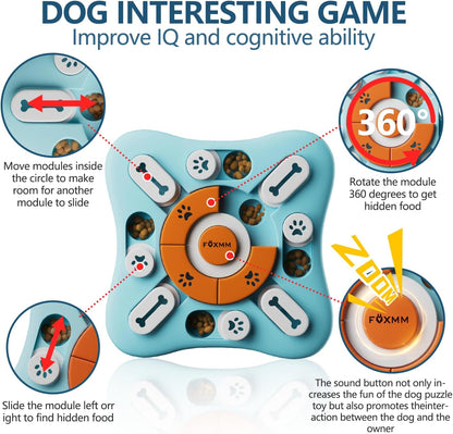 Interactive Dog Treat Puzzle Toys for IQ Training&Mental Stimulating