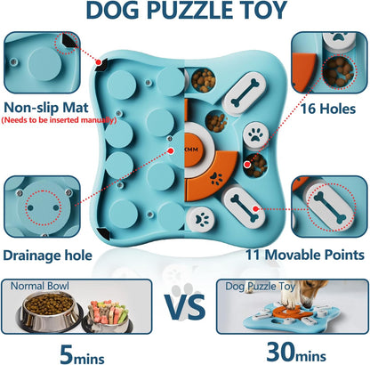 Interactive Dog Treat Puzzle Toys for IQ Training&Mental Stimulating