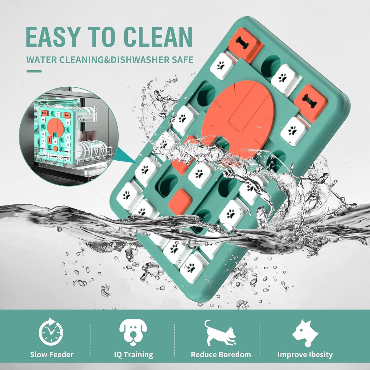 Interactive Dog Treat Puzzle Toys for IQ Training&Mental Stimulating