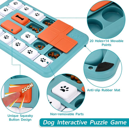Interactive Dog Treat Puzzle Toys for IQ Training&Mental Stimulating