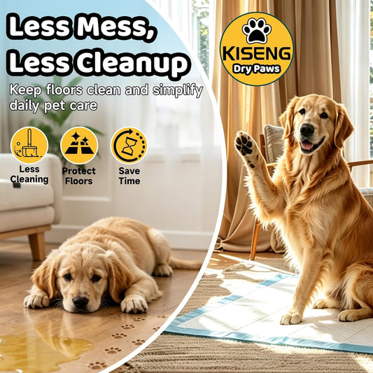 100 Count Dog Pee Pads 34" x 28", Super Absorbent Leak-Proof Training Pads