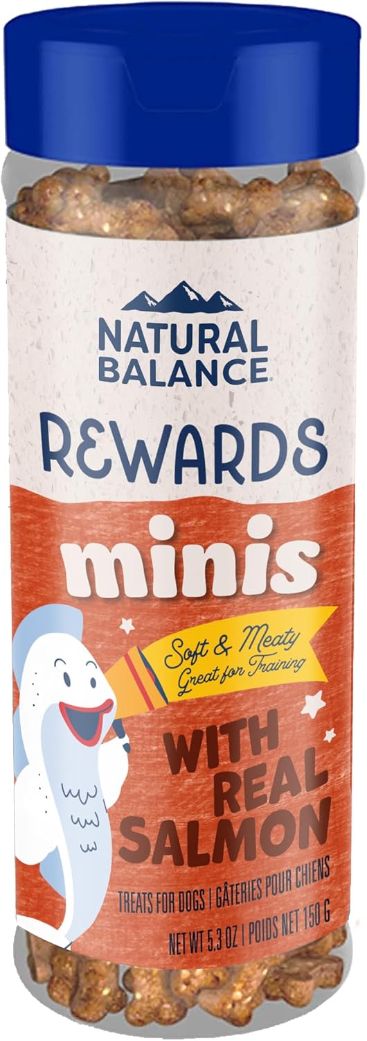 Rewards Minis, Training Treats for Dogs, Salmon, 5.3 oz