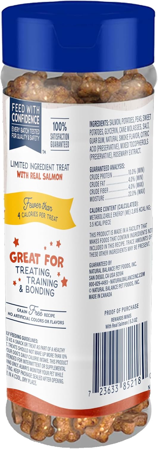 Rewards Minis, Training Treats for Dogs, Salmon, 5.3 oz