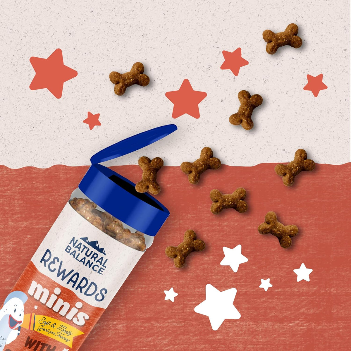 Rewards Minis, Training Treats for Dogs, Salmon, 5.3 oz