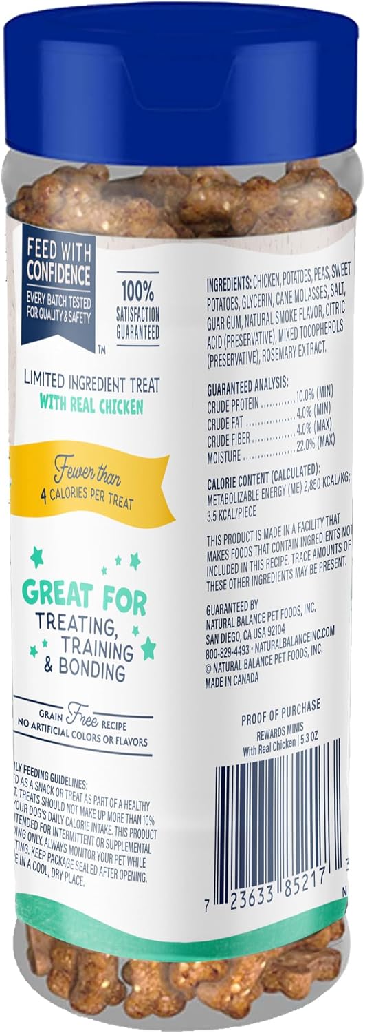 Rewards Minis, Training Treats for Dogs, Salmon, 5.3 oz