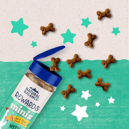 Rewards Minis, Training Treats for Dogs, Salmon, 5.3 oz