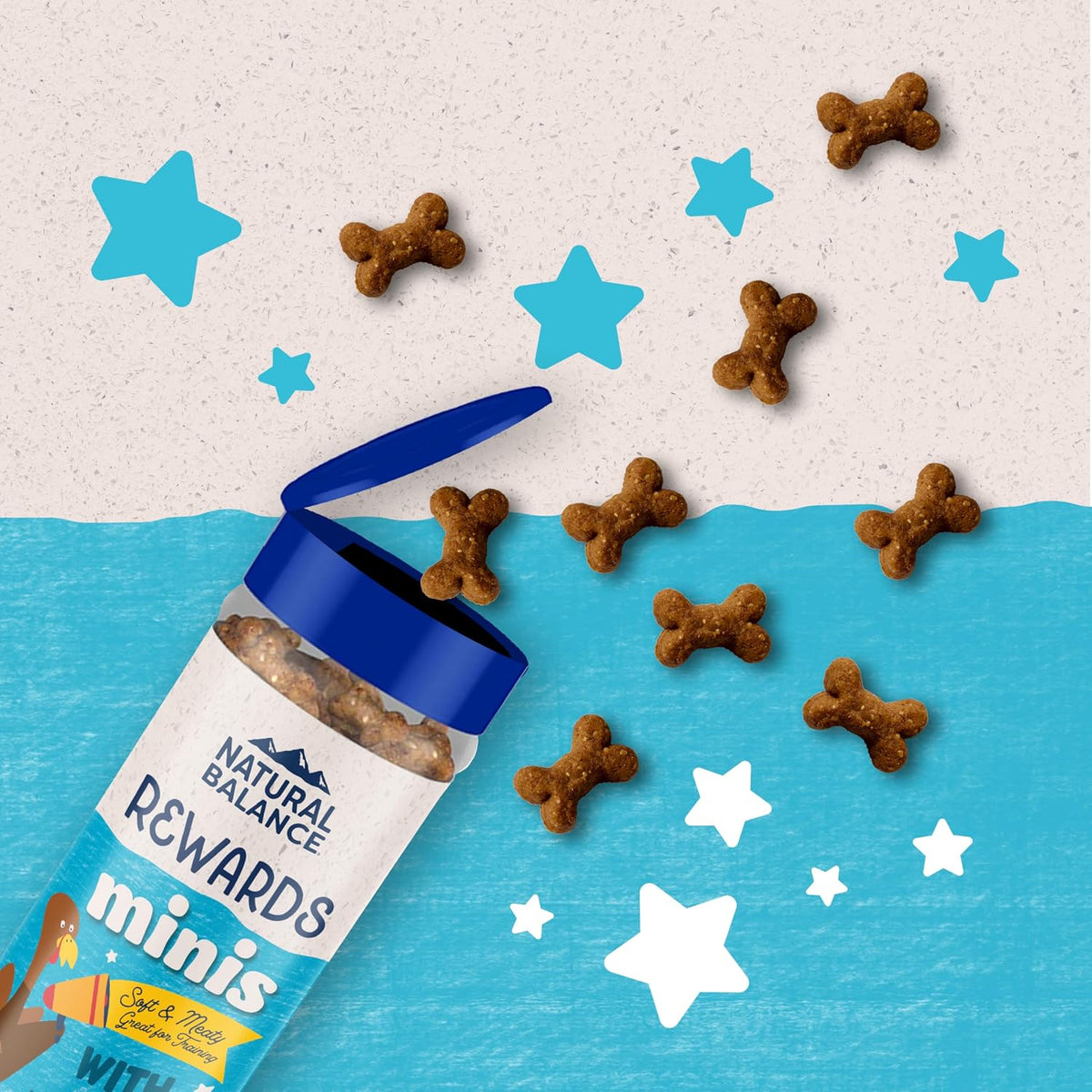Rewards Minis, Training Treats for Dogs, Salmon, 5.3 oz