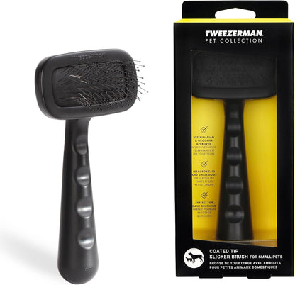 Slicker Brush for Pets-Grooming Brush with Coated Bristles