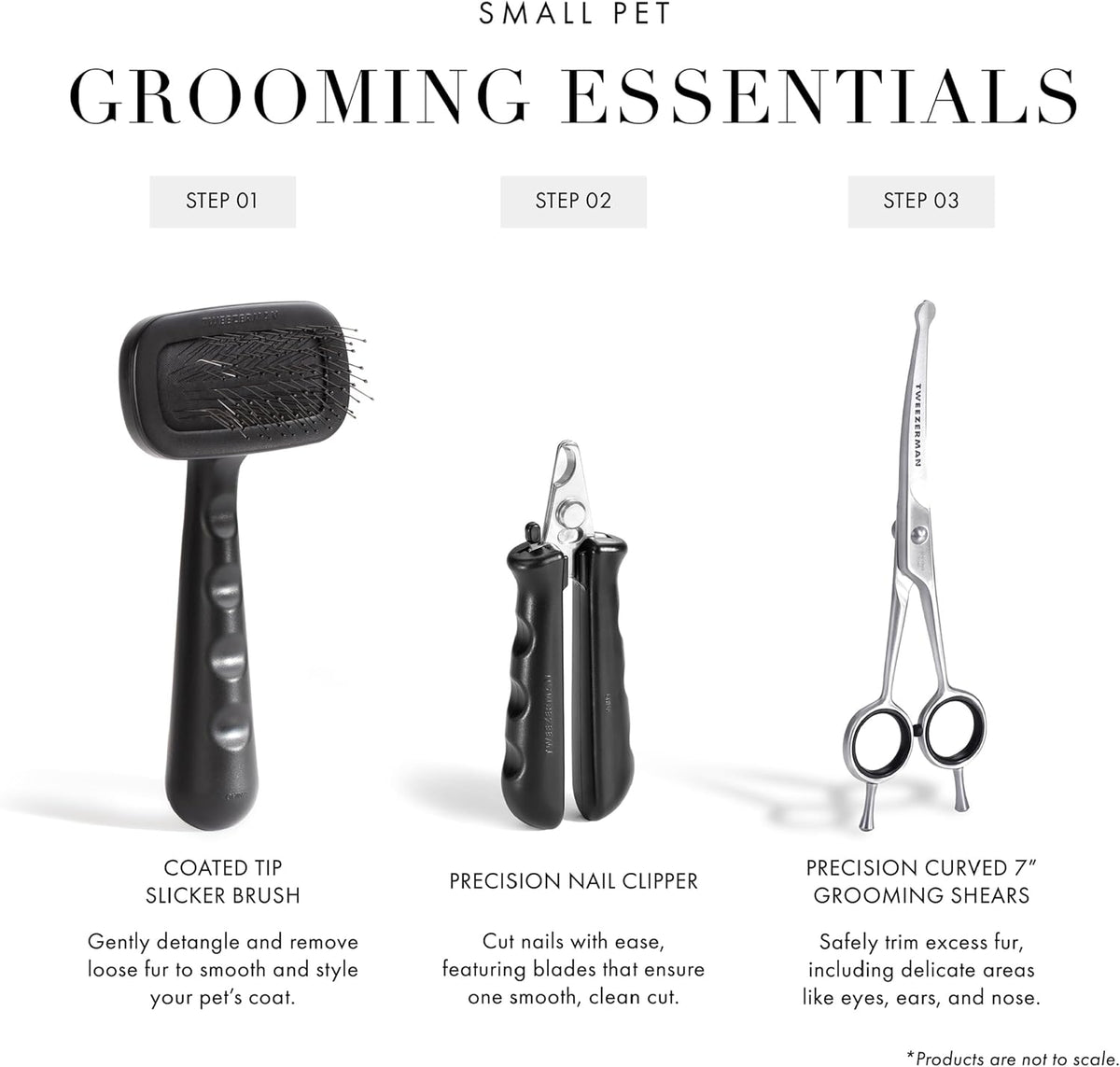 Slicker Brush for Pets-Grooming Brush with Coated Bristles