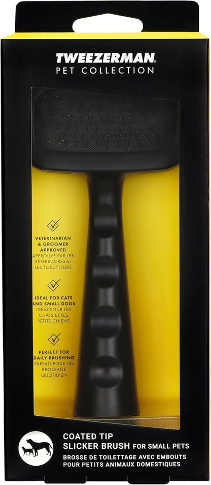 Slicker Brush for Pets-Grooming Brush with Coated Bristles