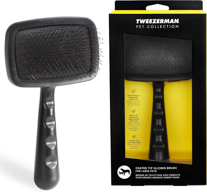 Slicker Brush for Pets-Grooming Brush with Coated Bristles