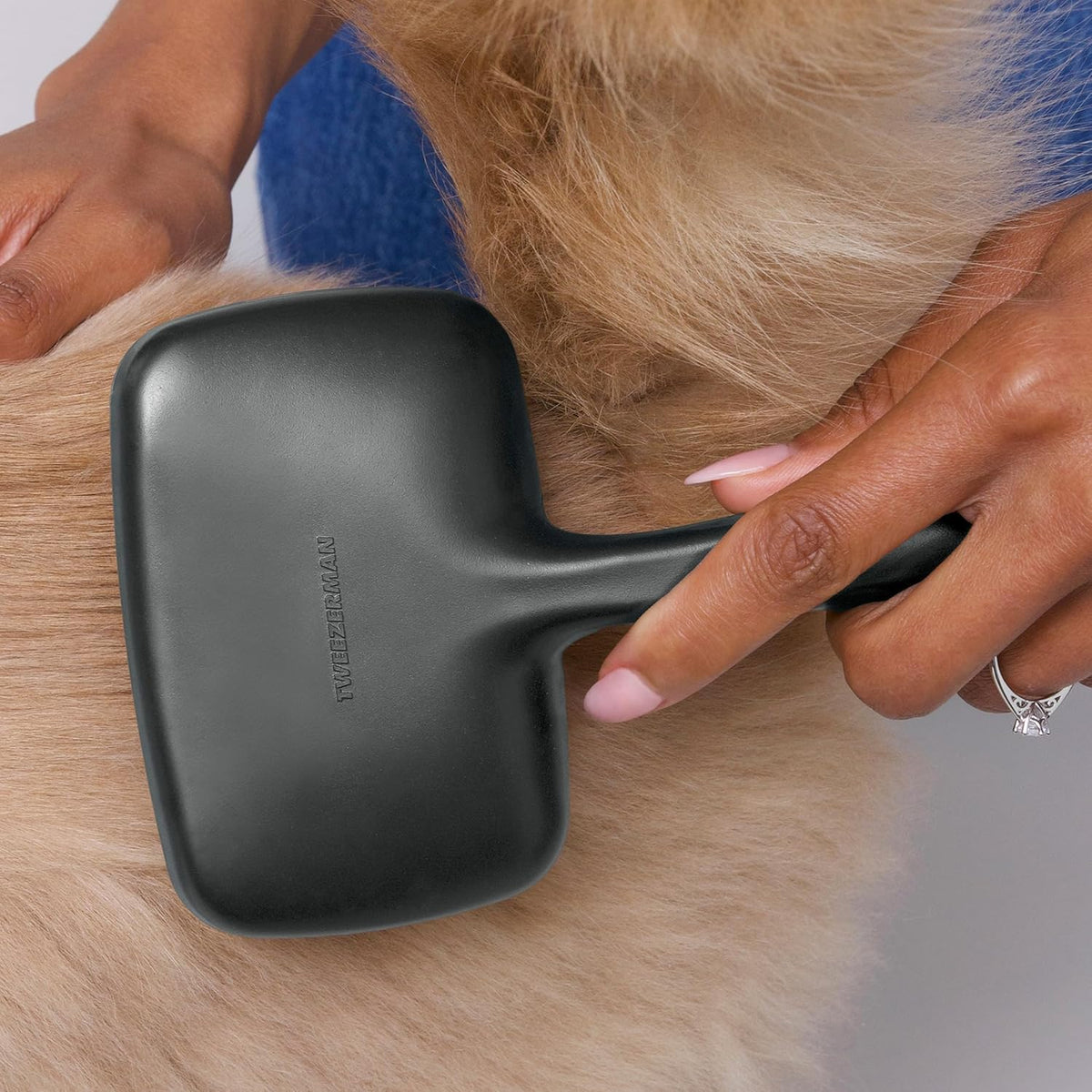 Slicker Brush for Pets-Grooming Brush with Coated Bristles
