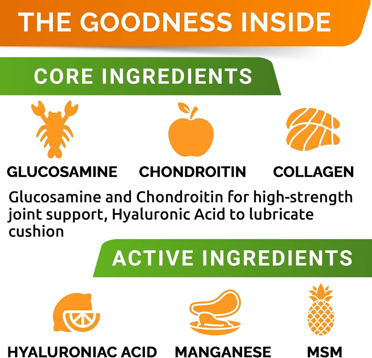 Advanced Glucosamine for Dogs, Chondroitin MSM Joint Supplement