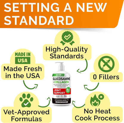Advanced Glucosamine for Dogs, Chondroitin MSM Joint Supplement