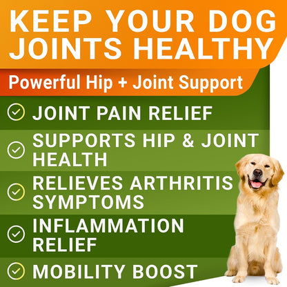 Advanced Glucosamine for Dogs, Chondroitin MSM Joint Supplement