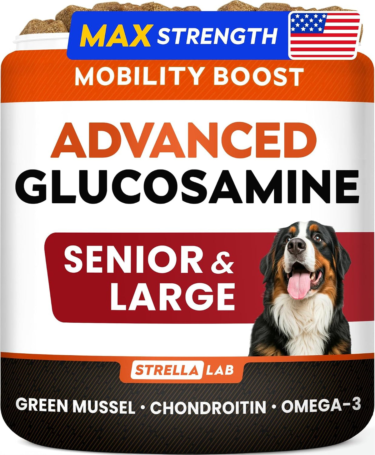 Advanced Glucosamine for Dogs, Chondroitin MSM Joint Supplement