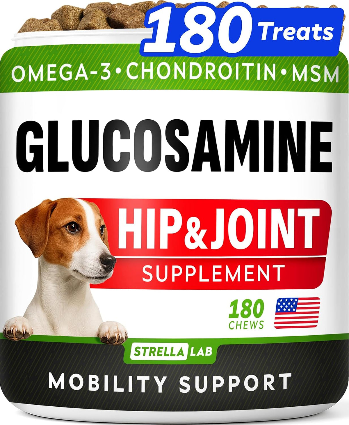 Advanced Glucosamine for Dogs, Chondroitin MSM Joint Supplement