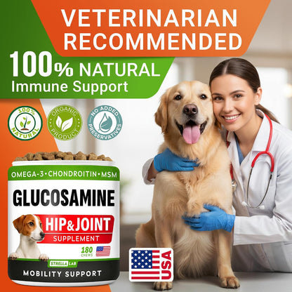 Advanced Glucosamine for Dogs, Chondroitin MSM Joint Supplement