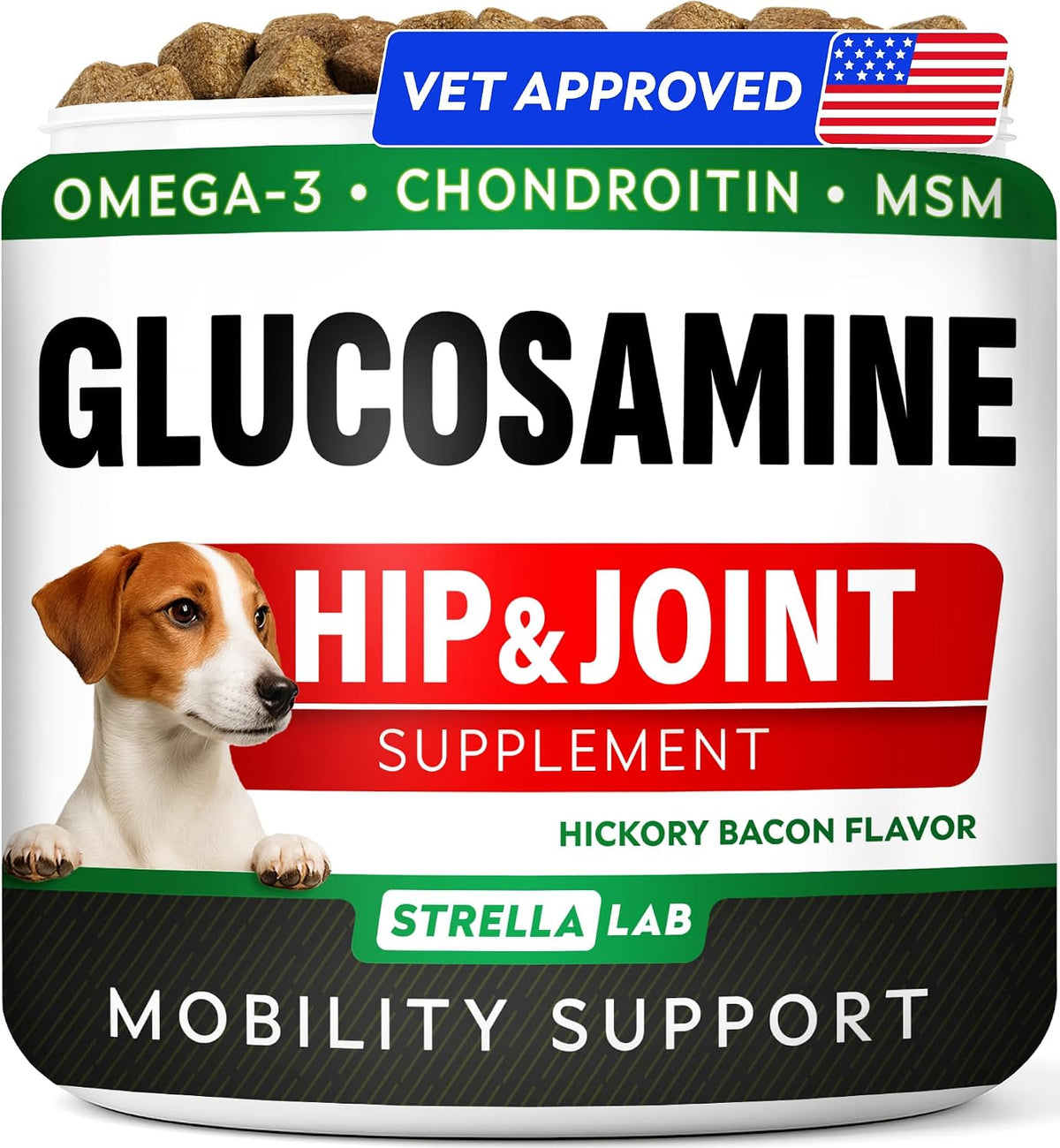Advanced Glucosamine for Dogs, Chondroitin MSM Joint Supplement