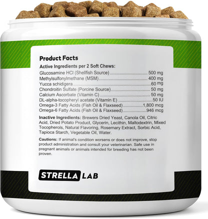 Advanced Glucosamine for Dogs, Chondroitin MSM Joint Supplement