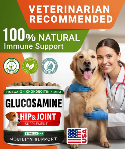 Advanced Glucosamine for Dogs, Chondroitin MSM Joint Supplement