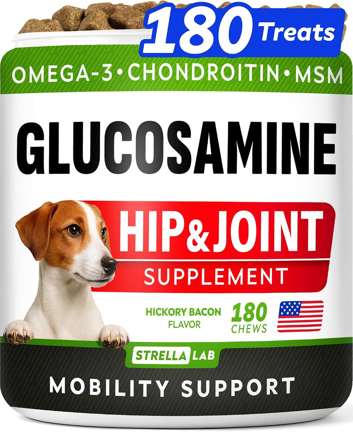 Advanced Glucosamine for Dogs, Chondroitin MSM Joint Supplement