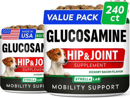 Advanced Glucosamine for Dogs, Chondroitin MSM Joint Supplement