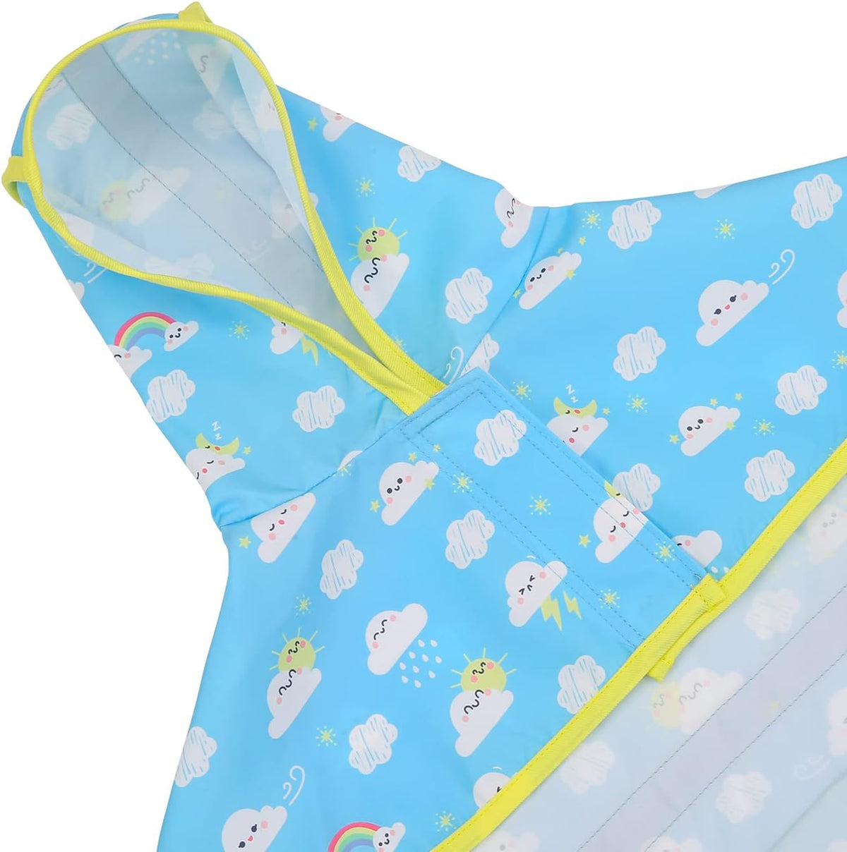 Dog Raincoat with Hood & Leash Hole S-XL Dog Rain Jacket Ducks M