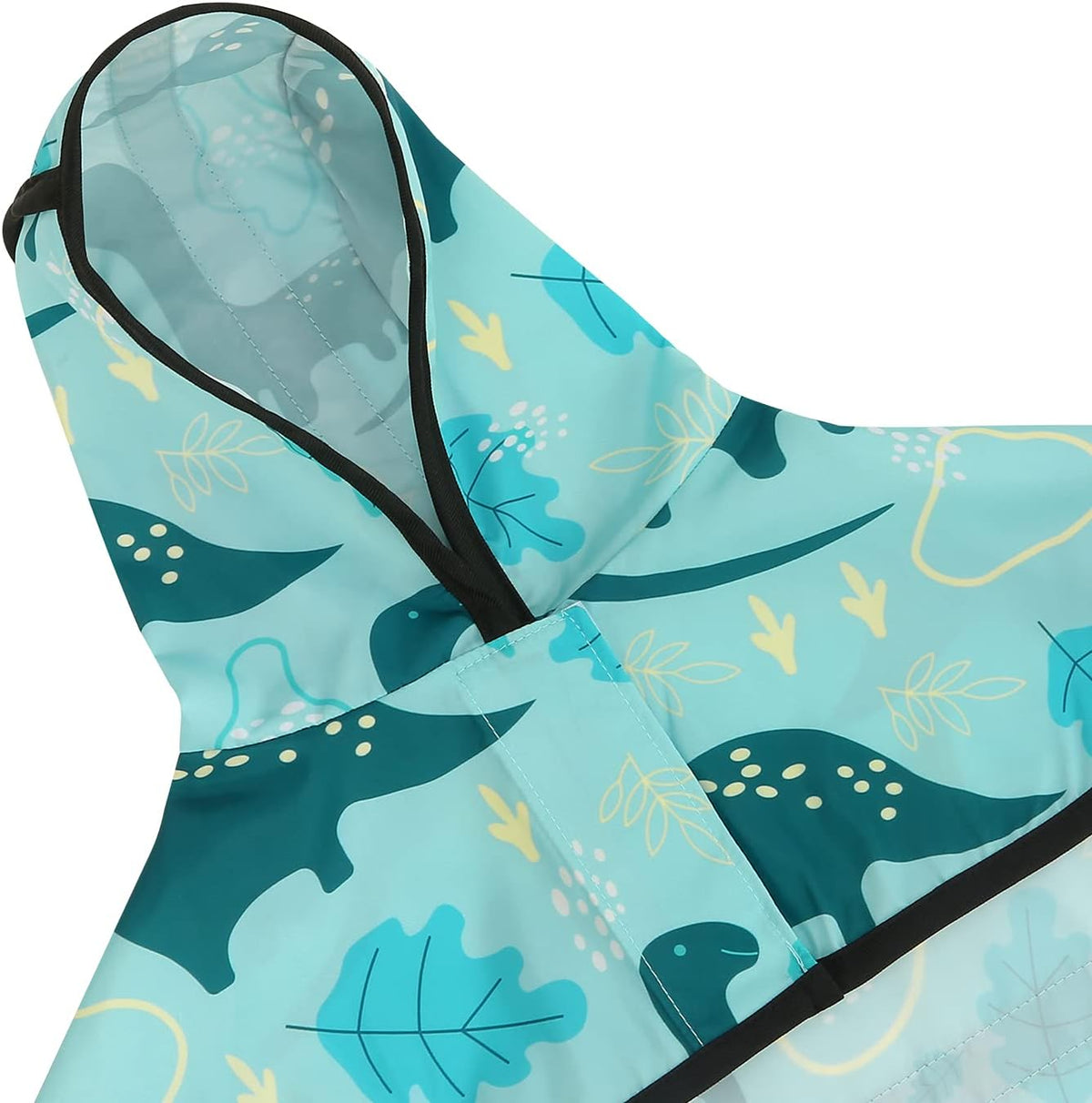 Dog Raincoat with Hood & Leash Hole S-XL Dog Rain Jacket Ducks M